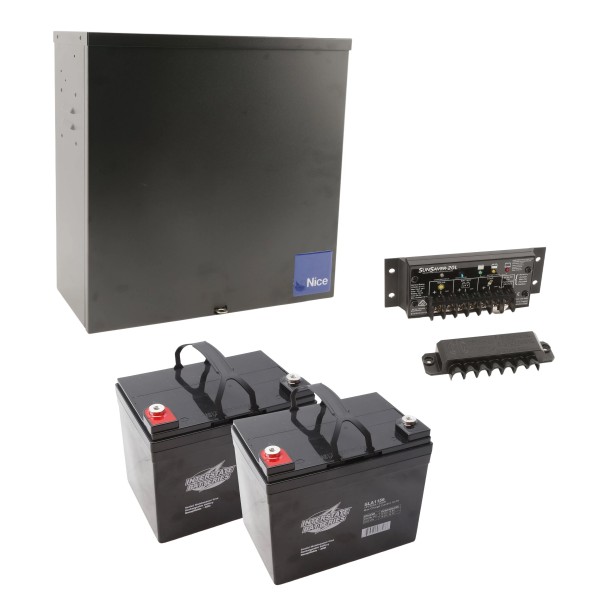 Solar Package for Access 24V Operators - Magnetic AutoControl BAT011-N