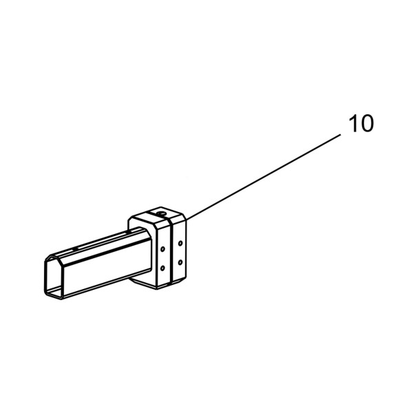 Magnetic Traffic H1 Standard Barrier Arm Flange