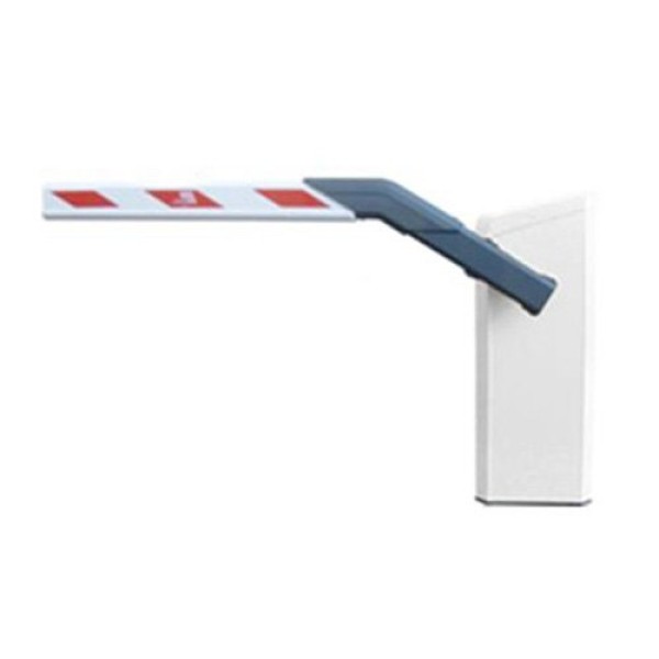 Magnetic Parking Barrier Gate Opener With MicroDrive - 12ft Boom With Breakaway Flange (White)