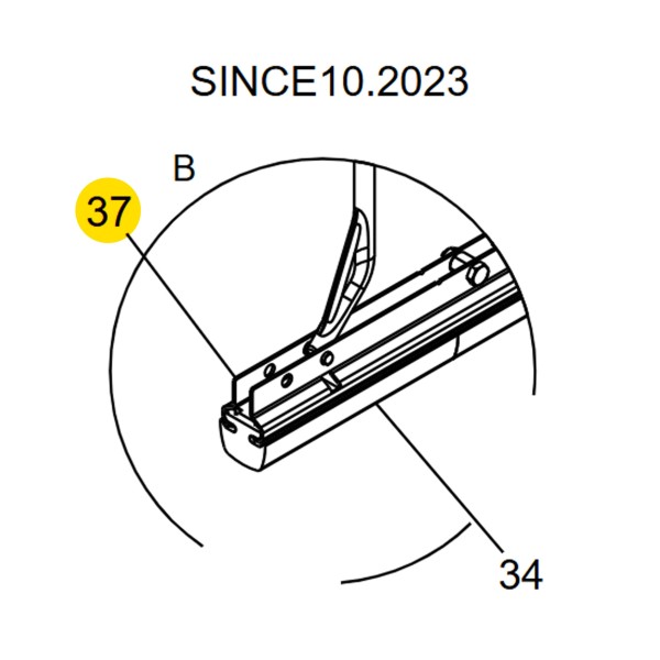Magnetic Pre-Assembled Boom Profile - 1 Meter