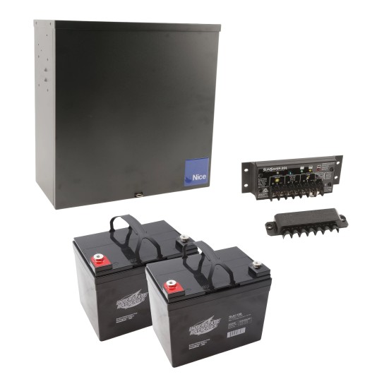 Solar Package for Access 24V Operators - Magnetic AutoControl BAT011-N