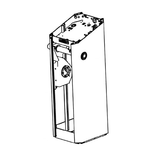 Magnetic AutoControl Tall MicroDrive Housing for -H Gates (Dark Grey) - 2061.001H