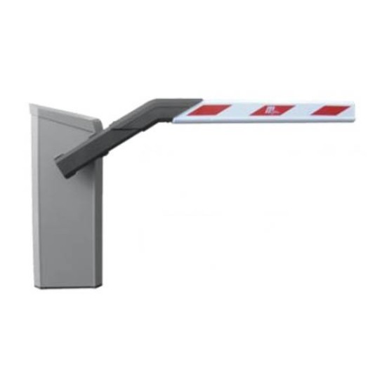 Magnetic Access MAN-H Manual Barrier Gate Opener With MicroDrive - 12ft Boom (Light Grey) - MAN-H-RZ01210