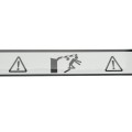 Magnetic AutoControl Gate Arm Warning Label - 2018.5255