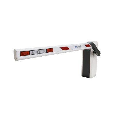 Magnetic Parking Barrier Gate Opener With MicroDrive - 10ft Boom (White ...