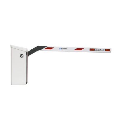 Magnetic Parking Barrier Gate Opener With MicroDrive - 10ft Boom (White ...