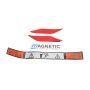 Magnetic AutoControl Complete Microdrive Reflective Sticker Set for 15' Barrier Boom Arm - RFS15