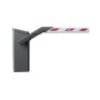 Magnetic Parking Barrier Gate Opener With MicroDrive - 10ft Boom With Breakaway Flange (Dark Grey) - Pro-RCB1010