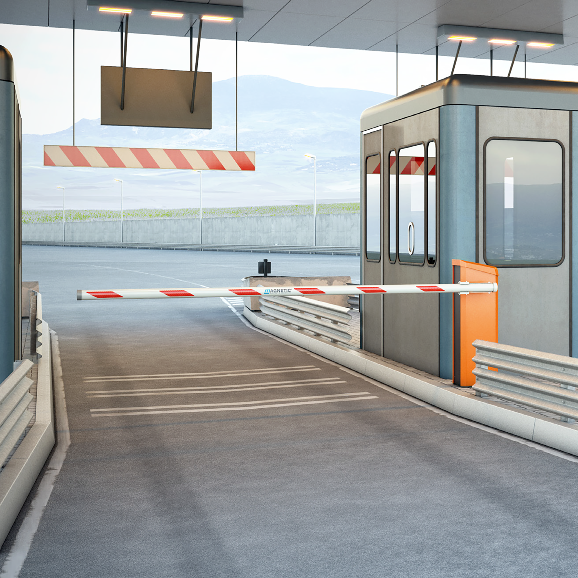 Magnetic AutoControl Toll Collection Barrier Gate Openers