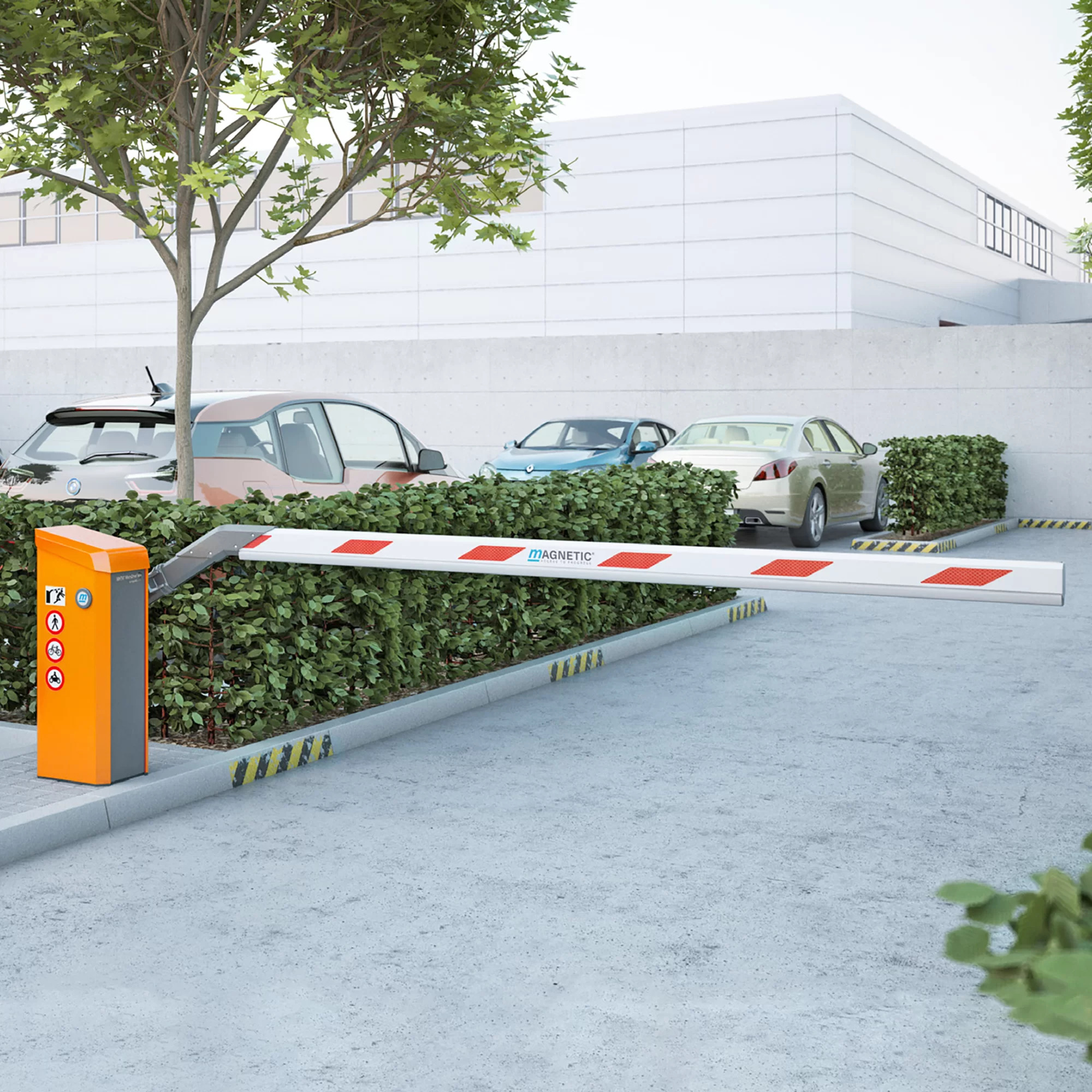 Magnetic AutoControl access barrier arm opener